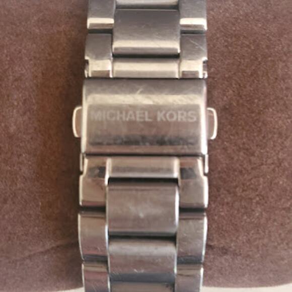 Michael Kors Blair Women's Watch 39mm Silver with Crystals Quartz MK5165 Running - Picture 8 of 11